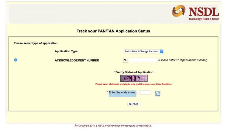 pan card number search by name nsdl
